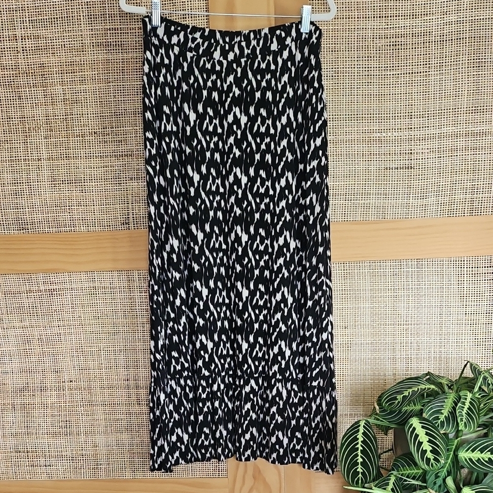 Saint + Sophia Ruffled Hem Maxi Skirt 14